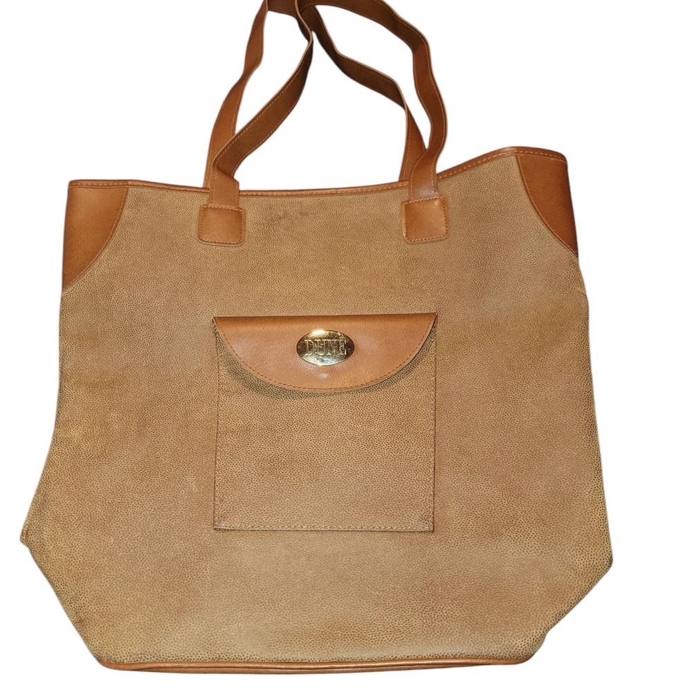 Dune For Cristian Dior Parfums Tan Tote Bag